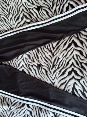 adidas Black pants with White Logo Tag